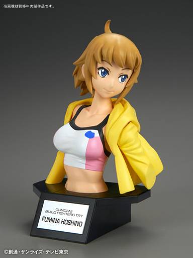 Gundam Build Fighters Try Fumina Hoshino Figure Rise Bust Bandai