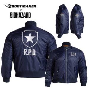 BIOHAZARD R.P.D. x BM - JACKET (L size) Navy [Goods]