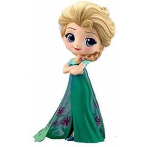Q posket Disney Characters - Elsa Frozen Fever Design [Banpresto] [Used]