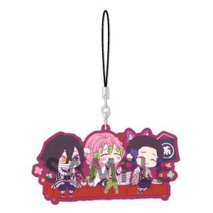 Kimetsu no Yaiba Wachatto! Rubber Strap C. Obanai Iguro / Mitsuri Kanroji / Shinobu Kocho [Goods]