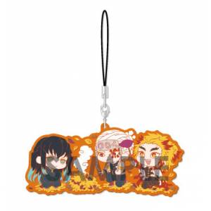 Kimetsu no Yaiba Wachatto! Rubber Strap D. Muichiro Tokito / Tengen Uzui / Kyojuro Rengoku [Goods]