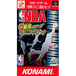 NBA Jikkyou Basket - Winning Dunk / NBA Give 'n Go [SFC - Used Good Condition]