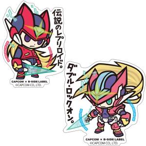 Capcom x B-SIDE LABEL Sticker - Rockman / Mega Man Zero &  ZX Set [Goods]