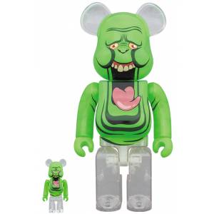 BE@RBRICK / Bearbrick  SLIMER (GREEN GHOST) 100％ & 400％ 2PC Limited Set [Medicom Toy]