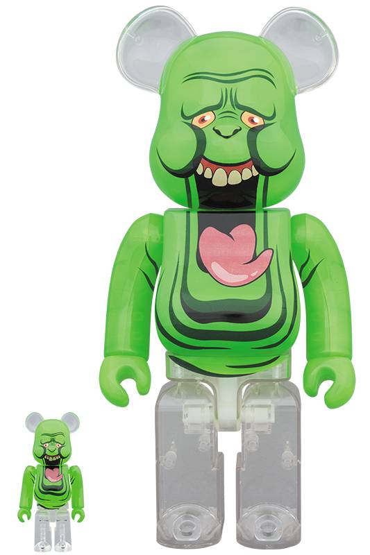 BE@RBRICK / Bearbrick  SLIMER (GREEN GHOST) 100％ & 400％ 2PC Limited Set [Medicom Toy]