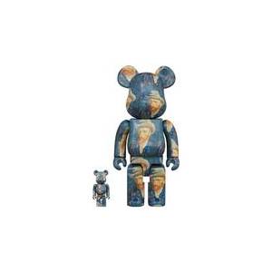 BE@RBRICK / Bearbrick Van Gogh Museum Self-Portrait with Grey Felt Hat 100％ & 400％ 2PC Limited Set [Medicom Toy]