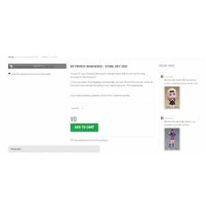 My Private Warehouse :  79693 August 2020