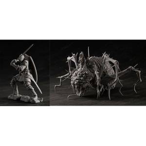 Game Piece Collection DARK SOULS Elite Knight & Chaos Witch Quelaag Unpainted Assembly Kit [Megahouse]