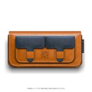 Monster Hunter Rise Genuine Leather Multi Pouch Blue [Goods]