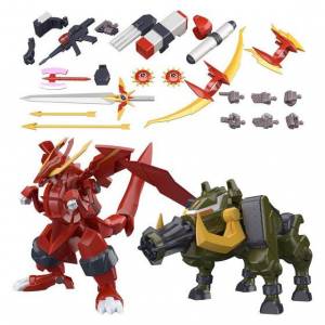 Super Mini-Pla Full Armor Dendou Optional Parts & Gatling Boar & Dragon Flare Set Limited Edition [Bandai]