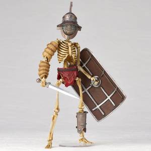 KT Project KT-030 Takeya Style Jizai Okimono Fish Helmet Gladiator Mirmillone Full Color Edition [Kaiyodo]