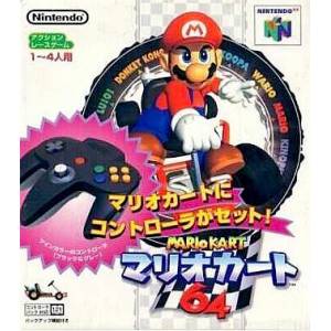 Mario Kart 64 + Black & Grey Controller [N64 - Used Good Condition]