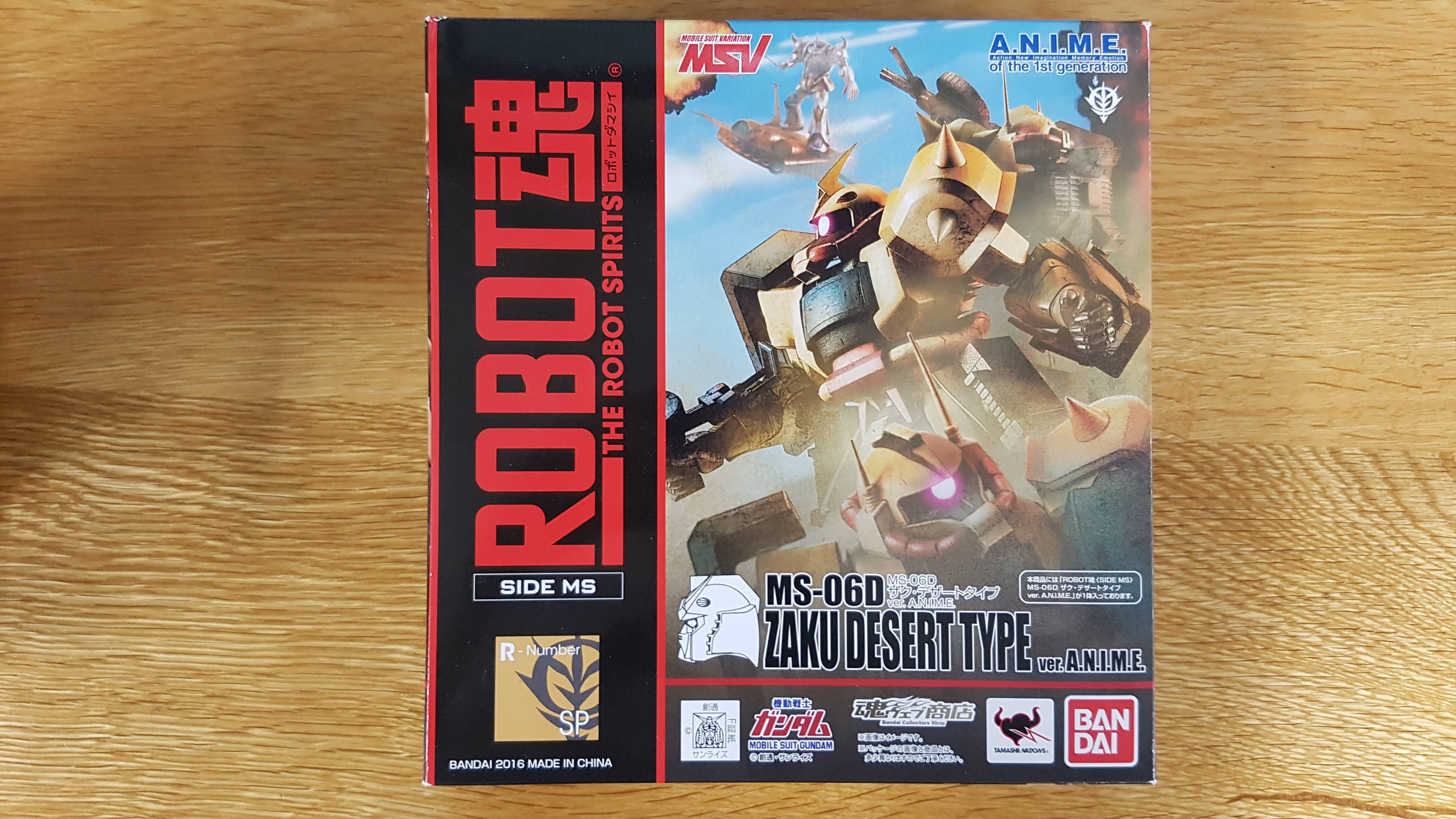 ROBOT Spirit SIDE MS MS-06D Zaku Desert Type ver. ANIME "Mobile Suit Gundam" (Tamashii Web Shop Limited) [Bandai - USED]