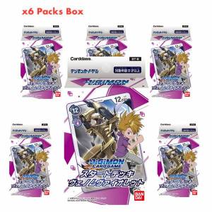 Digimon Card Game Start Deck Venom Bio Red Pack Pack 6 Packs Box [Trading Cards]