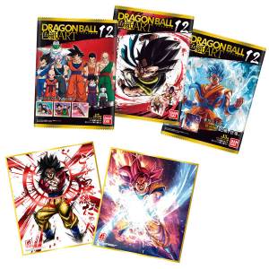Dragon Ball Shikishi ART 12 - 10Pack BOX (CANDY TOY) [Bandai]