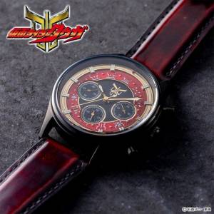 Kamen Rider Kuuga Chronograph Wrist Watch Red Gold LIMITED [Bandai]