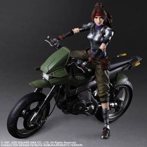 PLAY ARTS Kai Final Fantasy VII Remake - Jessie Rasberry & Bike SET [Square Enix]