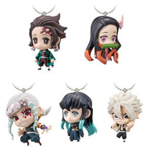 Demon Slayer: Kimetsu no Yaiba Deformed Style Mascot 3 - 10 PACK BOX - (CANDY TOY) [Bandai]