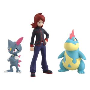 Pokemon Scale World: Johto Region - Silver & Croconaw & Sneasel (CANDY TOY) REISSUE [Bandai]