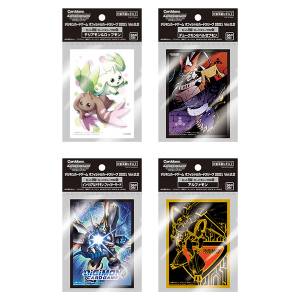 Digimon Card Game Official card sleeve 2021 Ver.2.0 4 types set [Trading Cards]