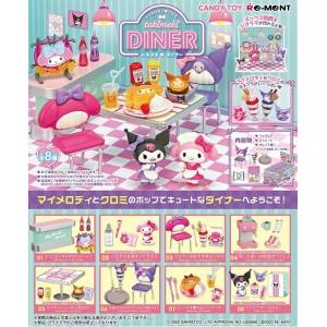 Sanrio: My Melody, Kuromi tokimeki DINER 8Pack BOX (CANDY TOY) [Rement]
