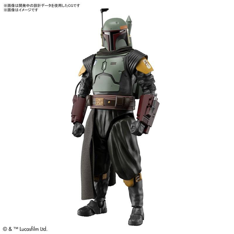 Star Wars Plastic Model: The Mandalorian - Boba Fett 1/12 [Bandai Spirits]