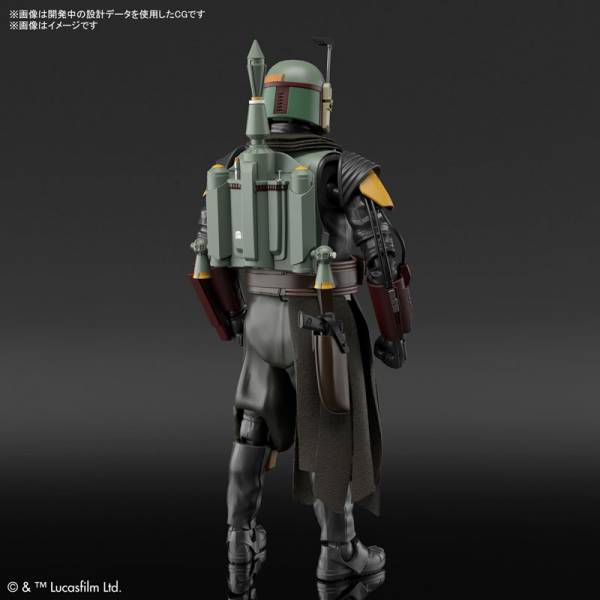 Star Wars Plastic Model: The Mandalorian - Boba Fett 1/12 [Bandai Spirits]