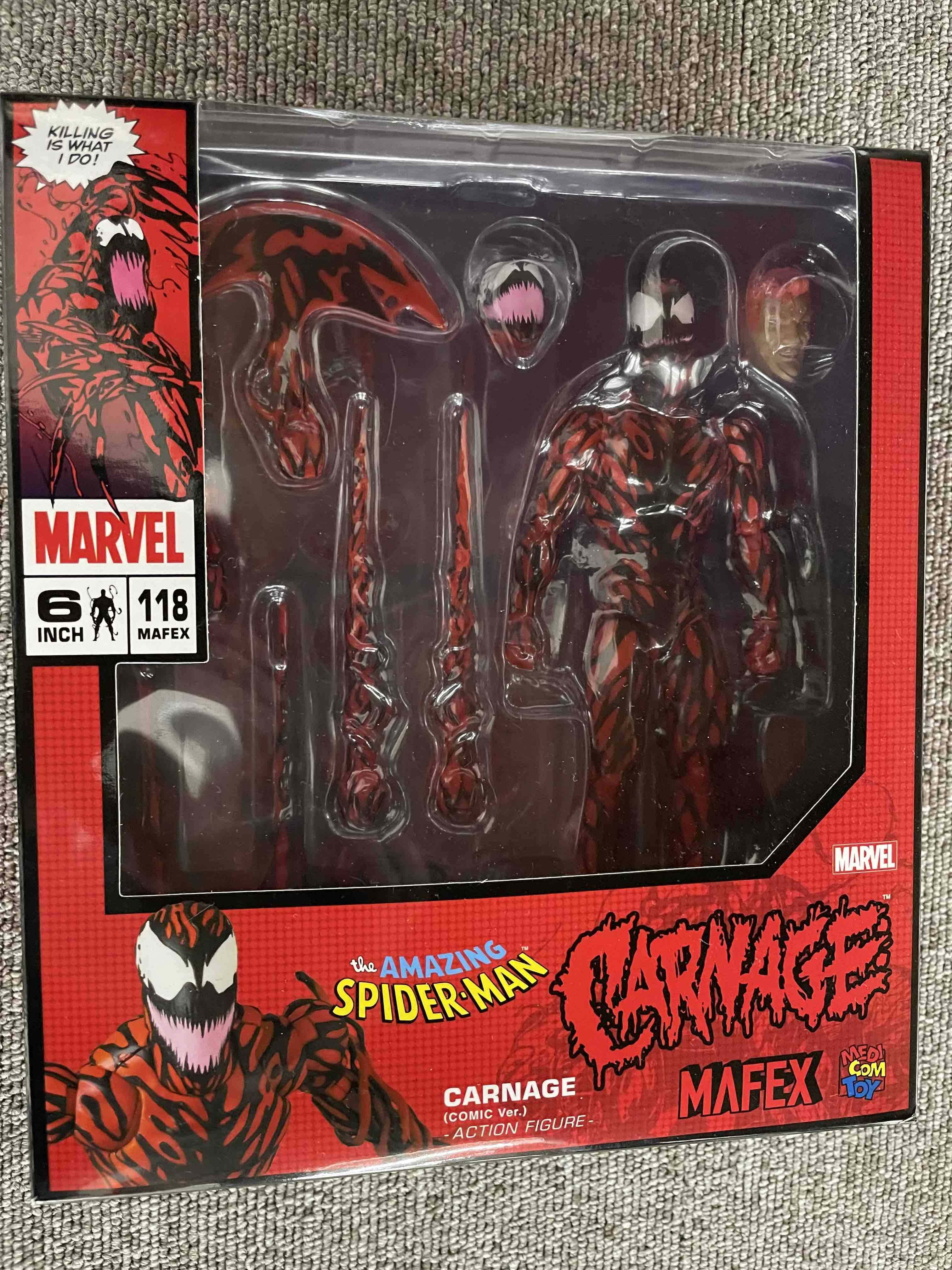 Mafex 118: CARNAGE (COMIC Ver.) | Nin-Nin-Game.com