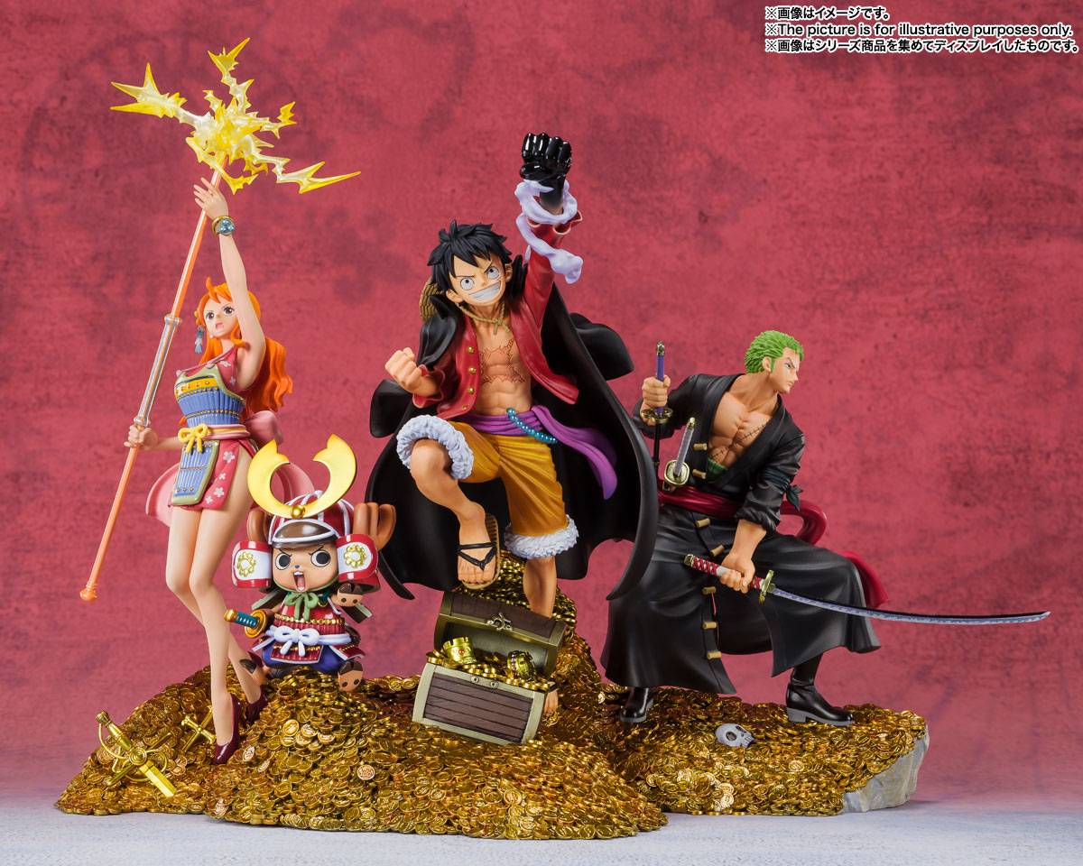 ワンピース(ONEPIECE) 100Anniversaryフィギュアセット Figuarts ZERO One Piece - Monkey D. Luffy 100th Anniversary of