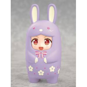 Nendoroid More: Nendoroid Kigurumi Face Parts Case - Happiness Bunny 01 (purple) [Good Smile Company]