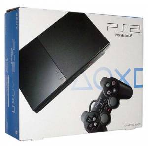 PlayStation 2 Slim - Charcoal Black (SCPH-90000CB) [occasion BE]