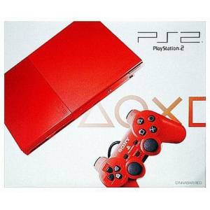 PlayStation 2 Slim - Cinnabar Red (SCPH-90000CR) [Occasion BE]