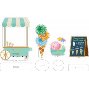 Nendoroid More: Acrylic Stand Decorations - Ice Cream Shop [Good Smile Company]