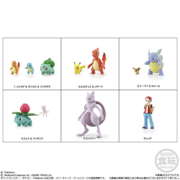 Pokemon Scale World Kanto Region 3 Set of 18 Figures