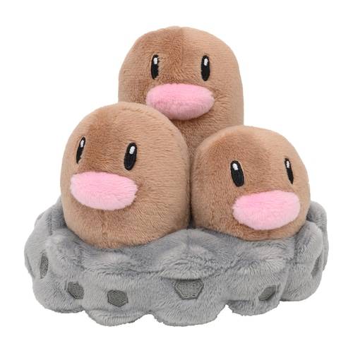 Pokemon Plush: Dugtrio - Pokemon Fit - Limited Edition [The Pokémon Company]