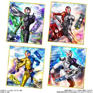 Shikishi ART: Kamen Rider - Selection Feat. Kamen Rider W (10 pieces/box) [Bandai]