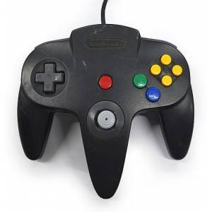 Controller N64 Black (official Nintendo) [used / loose]