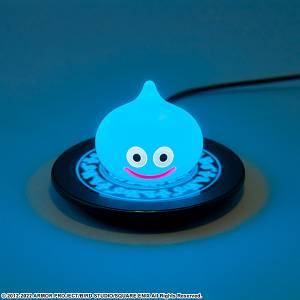 Wireless Charging Pad: Dragon Quest X Online - Zaoral Design + Glowing Slime Figure [Square Enix]