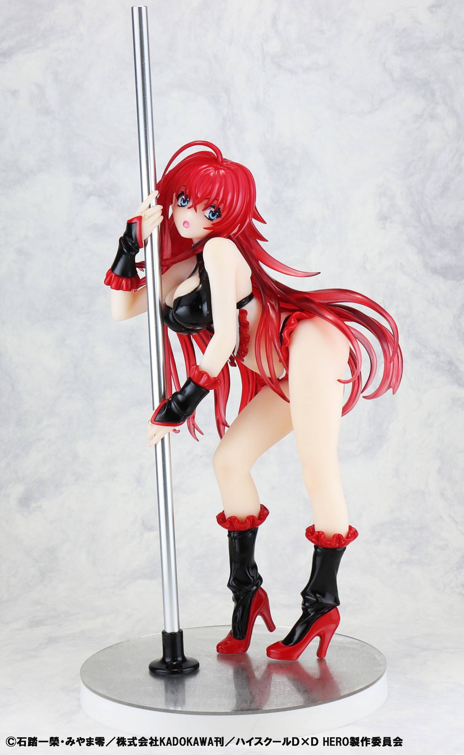 Highschool DxD: Rias Gremory 1/7 (Pole Dance Ver. / Black Color) [Kaitendoh]