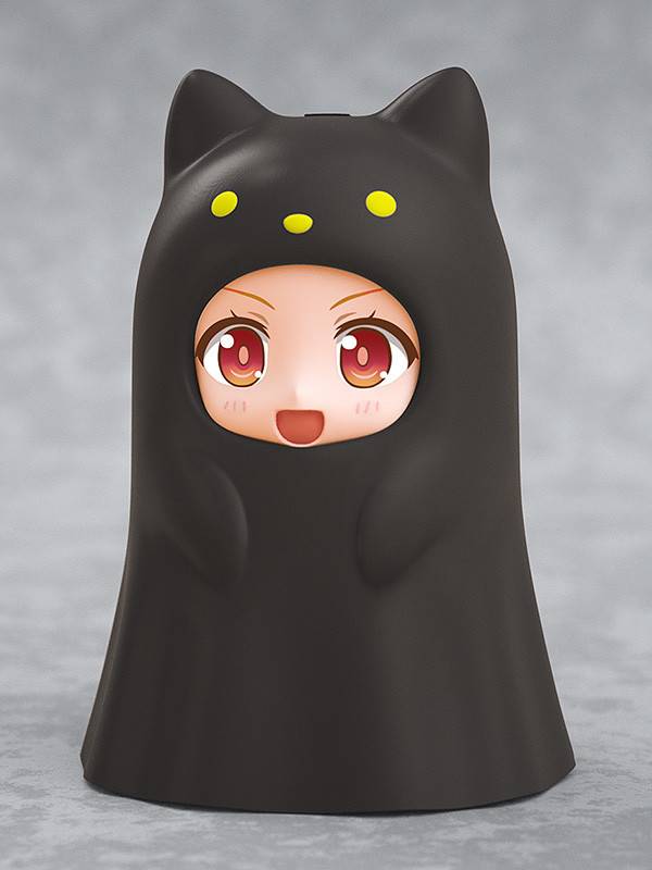 Nendoroid More: Kigurumi Face Parts Case - Ghost Cat (Black) [Good Smile Company]