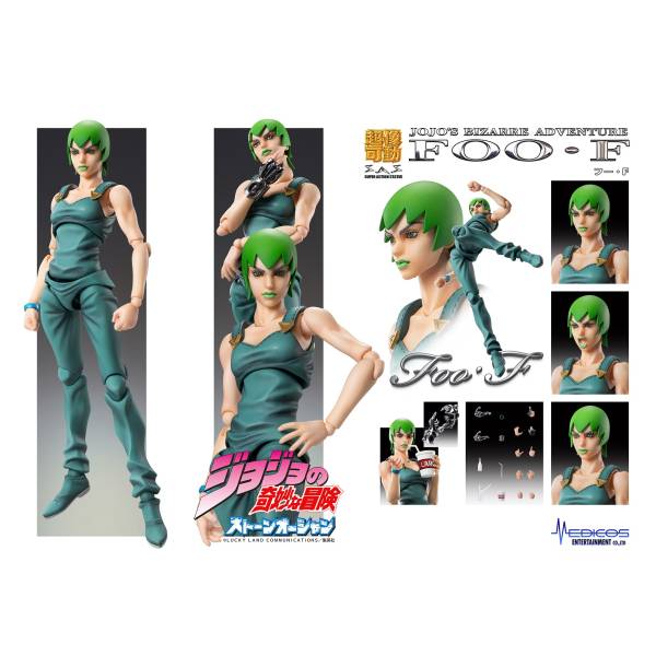  Medicos JoJo's Bizarre Adventure: Part 6-Stone Ocean: Jolyne  Kujo Super Action Statue : Toys & Games