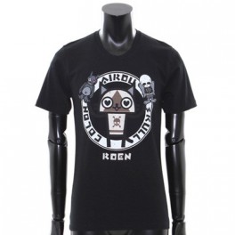   Monster Hunter 4× Roen - T Shirt Felyne Black [Goodies]