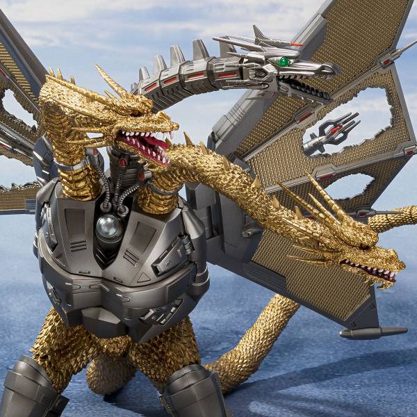 Sh Monster Arts Godzilla Vs King Hedorah Mecha King Ghidorah