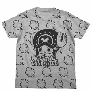 One Piece - Chopper & Cotton Candy T Shirt GRAY - Bandai-Namco Lalabit Market Limited Edition [Goods]