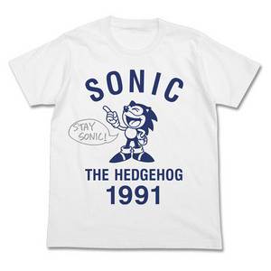   Sonic the Hedgehog - Sonic 1991 T Shirt White[Sega Store Limited]