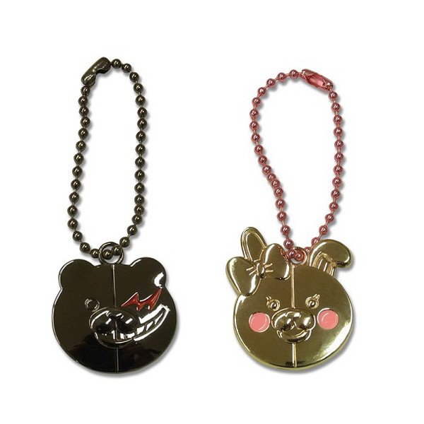 Buy Dangan Ronpa - Monokuma & Monomi Metal Key Chain [Goods] (Japanese ...