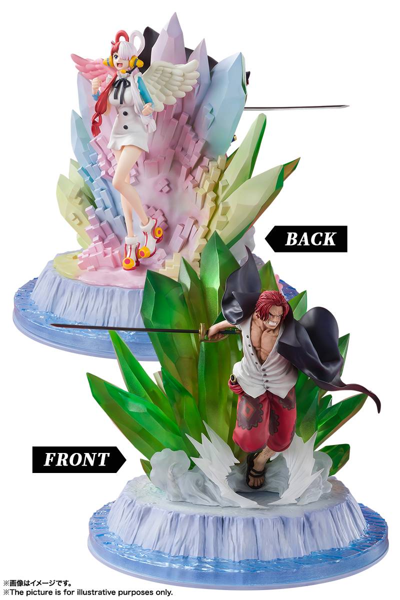Figuarts ZERO: One Piece Film Red - Akagami no Shanks & Uta (Chou Gekisen Extra Battle) [Bandai Spirits]