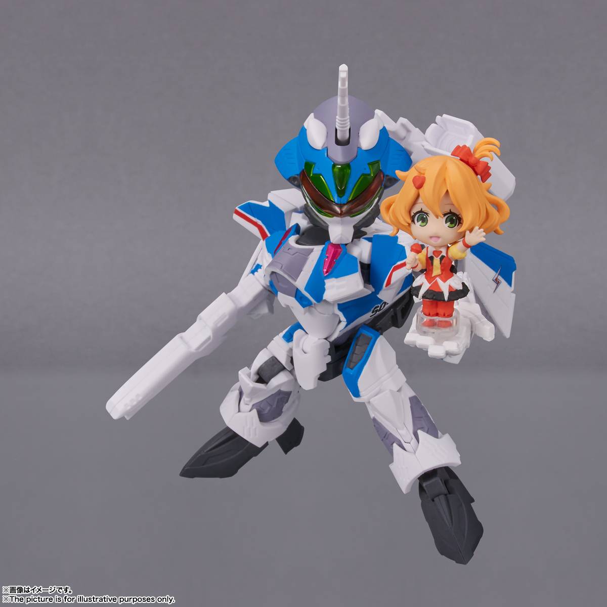 TINY SESSION: Macross Delta - Freyja Wion & VF-31J Siegfried (Hayate Immelmann Use) [Bandai Spirits]