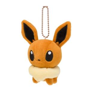 Pokemon Plush: KeyChain Eevee - Pokémon Dolls - Limited Edition [The Pokémon Company]