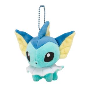 Pokemon Plush: KeyChain Vaporeon - Pokémon Dolls - Limited Edition [The Pokémon Company]